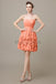 Sweetheart Ruffles Short Bridesmaid Dresses