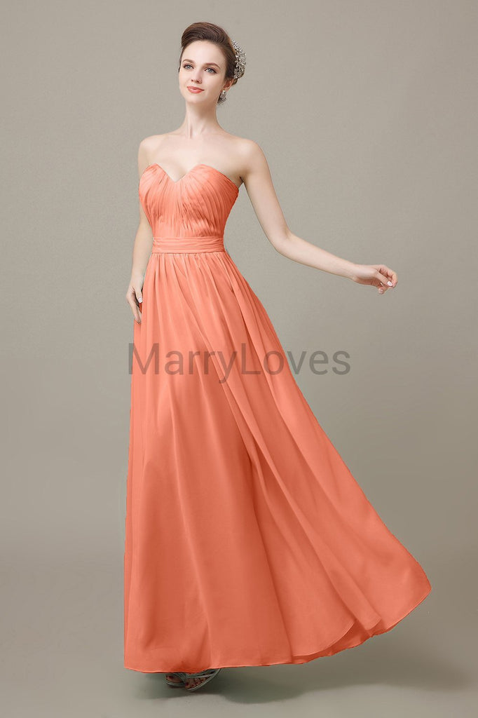 Sweetheart A-Line Bridesmaid Dresses