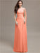 One-shoulder Floor-length Pleats Bridesmaid Dresses