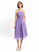 Halter Sleeveless Pleats Bridesmaid Dresses