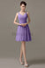 V-neck Chiffon Short Bridesmaid dresses