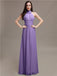 High Neck Chiffon Bridesmaid Dresses