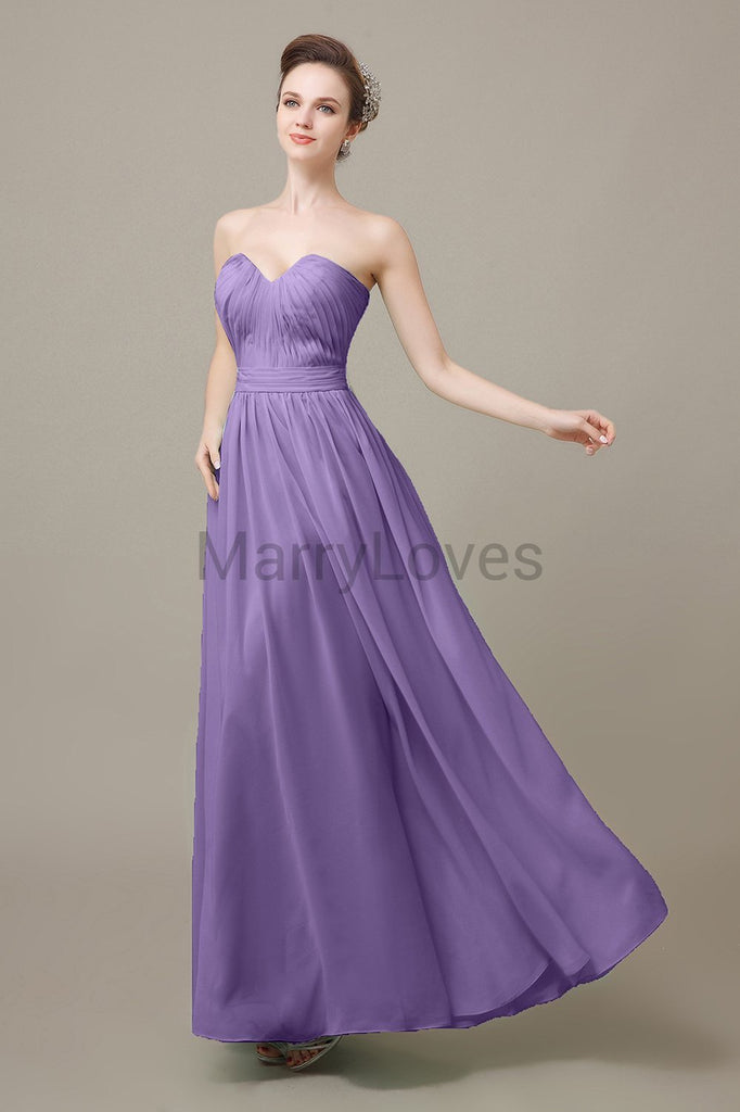 Sweetheart A-Line Bridesmaid Dresses