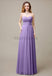 Cross-Pleated Chiffon Bridesmaid Dress with Sweetheart