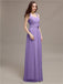 A-line Halter Appliques Chiffon Bridesmaid Dresses