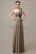 One Shoulder Chiffon Floor Length Bridesmaid Dresses