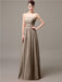 Strapless Pleats Chiffon Bridesmaid Dresses