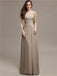 One-shoulder Floor-length Pleats Bridesmaid Dresses