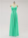 Spaghetti Strap Chiffon Floor Length Bridesmaid Dresses