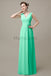 V-Neck Sleeveless Chiffon Bridesmaid Dresses