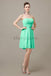 Strapless Pleats Sweetheart Bridesmaid Dresses