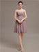 Sweetheart Chiffon Short Bridesmaid Dresses