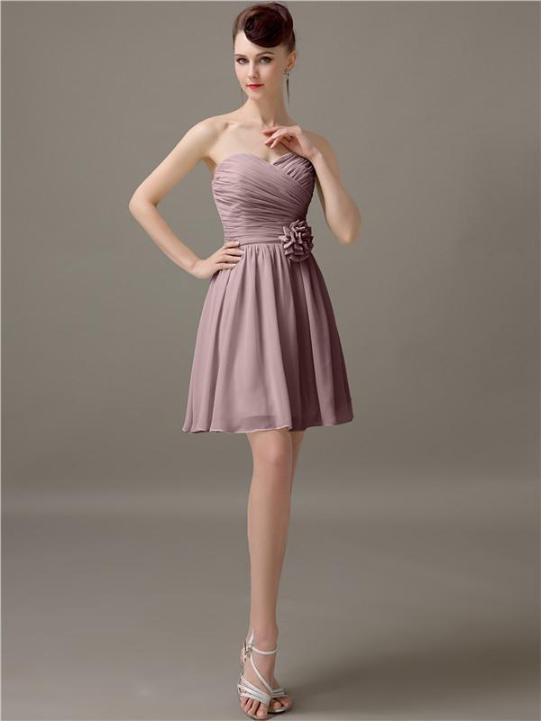 Sweetheart Short A-Line Bridesmaid Dresses