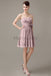 Sweetheart Chiffon Short Bridesmaid Dresses