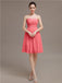 Sweetheart Chiffon Short Bridesmaid Dresses