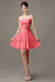 Strapless Pleats Chiffon Bridesmaid Dresses