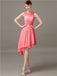 Illusion Short A-Line Bridesmaid Dresses