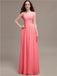 Scoop Neck Sleeveless Pleats Bridesmaid Dresses