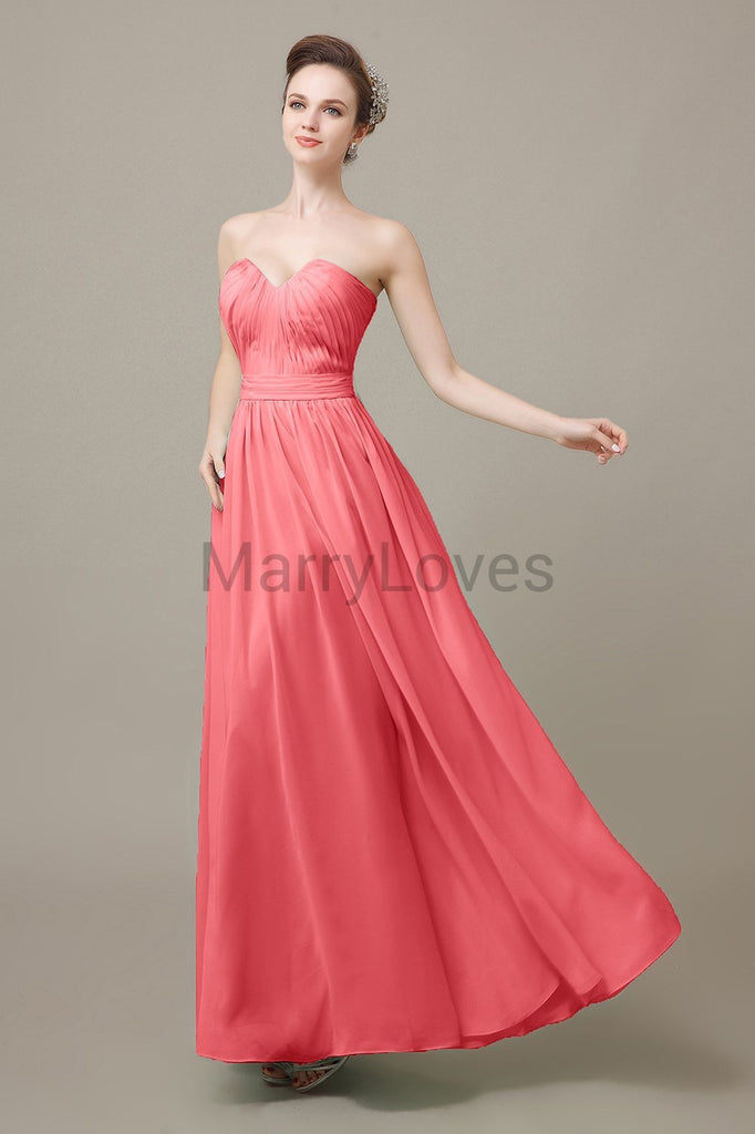 Sweetheart A-Line Bridesmaid Dresses