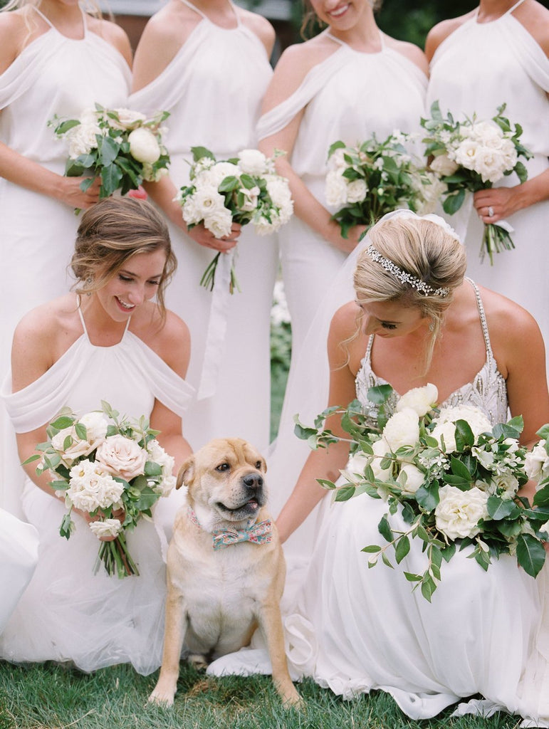 Halter Off-shoulder Backless Long Chiffon Bridesmaid Dresses, BD0579