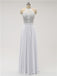 Halter Chiffon Floor Length Bridesmaid Dresses