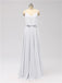 Spaghetti Strap Chiffon Floor Length Bridesmaid Dresses
