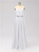 Spaghetti Strap Chiffon Floor Length Bridesmaid Dresses