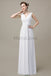 V-Neck Sleeveless Chiffon Bridesmaid Dresses