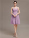 Sweetheart Chiffon Short Bridesmaid Dresses