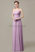 Sweetheart Chiffon Long Bridesmaid Dresses