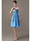 Spaghetti Strap Chiffon Short Bridesmaid Dresses