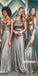 A-line Mismatched Styles Long Bridesmaid Dresses GDW108