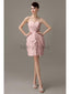 Sweetheart Chiffon Short Bridesmaid Dresses