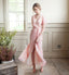 Newest Chiffon V-neck Ruffled Sleeves Bridesmaid Dresses, BD0561