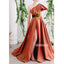 A-line Side Split One Shoulder Long Prom Dresses FP1135