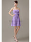 Sweetheart Chiffon Short Bridesmaid Dresses