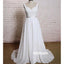 Pretty Soft White A-line Chiffon Dreaming Wedding Dresses, BGH093