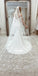 Elegant Off Shoulder White Applique Mermaid Long Wedding Dresses, BGH099